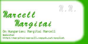 marcell margitai business card